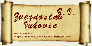 Zvezdoslav Vuković vizit kartica